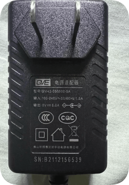 *Brand NEW*Compatible with GVE GM42-050500-5A 5V 5A power adapter/cable for constant-temperature humidity-cont *Brand NEW*Compatible with GVE GM42-050500-5A 5V 5A power adapter/cable for constant-temperature humidity-cont